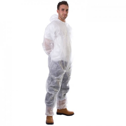 Disposable Boilersuit Standard | White